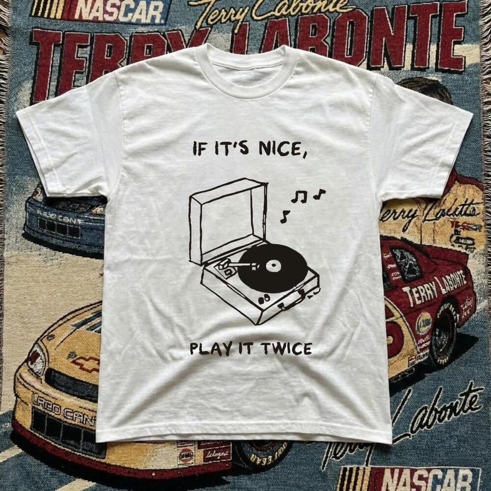 If ItS Nice Play It Twice White Tshirt